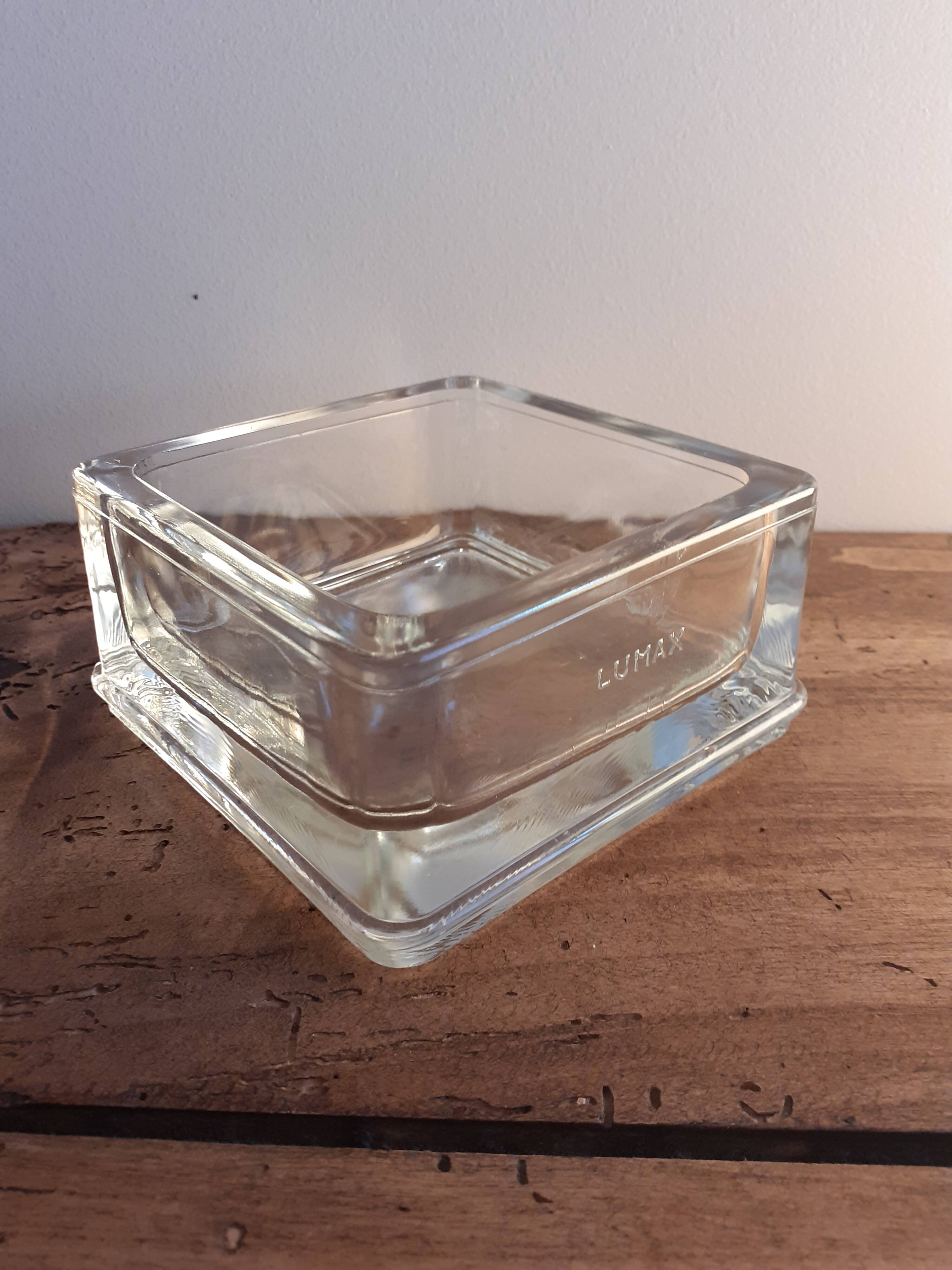 Vintage pressed glass Lumax