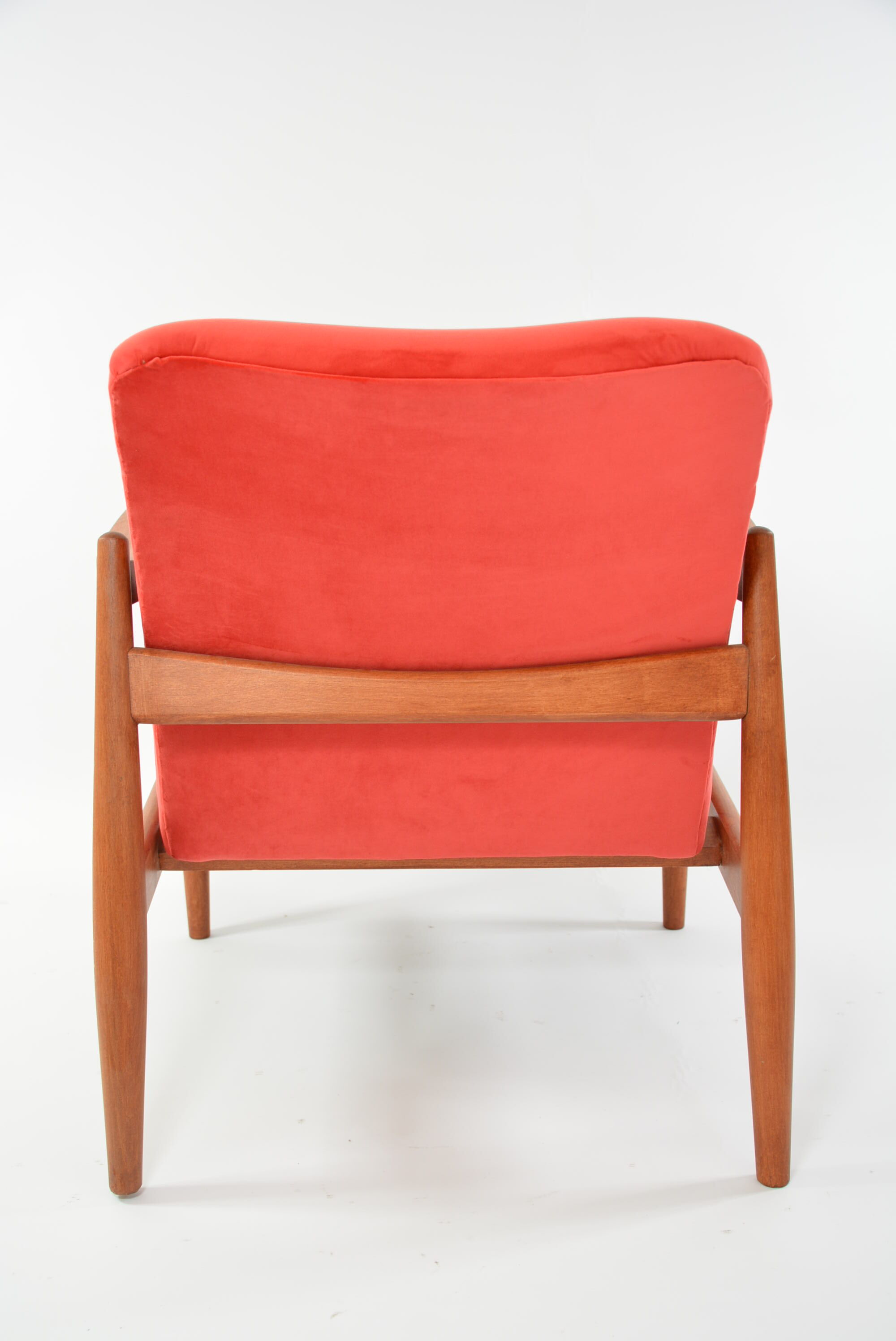 Wroclaw coral pink armchair