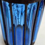 Embedded blown glass vase