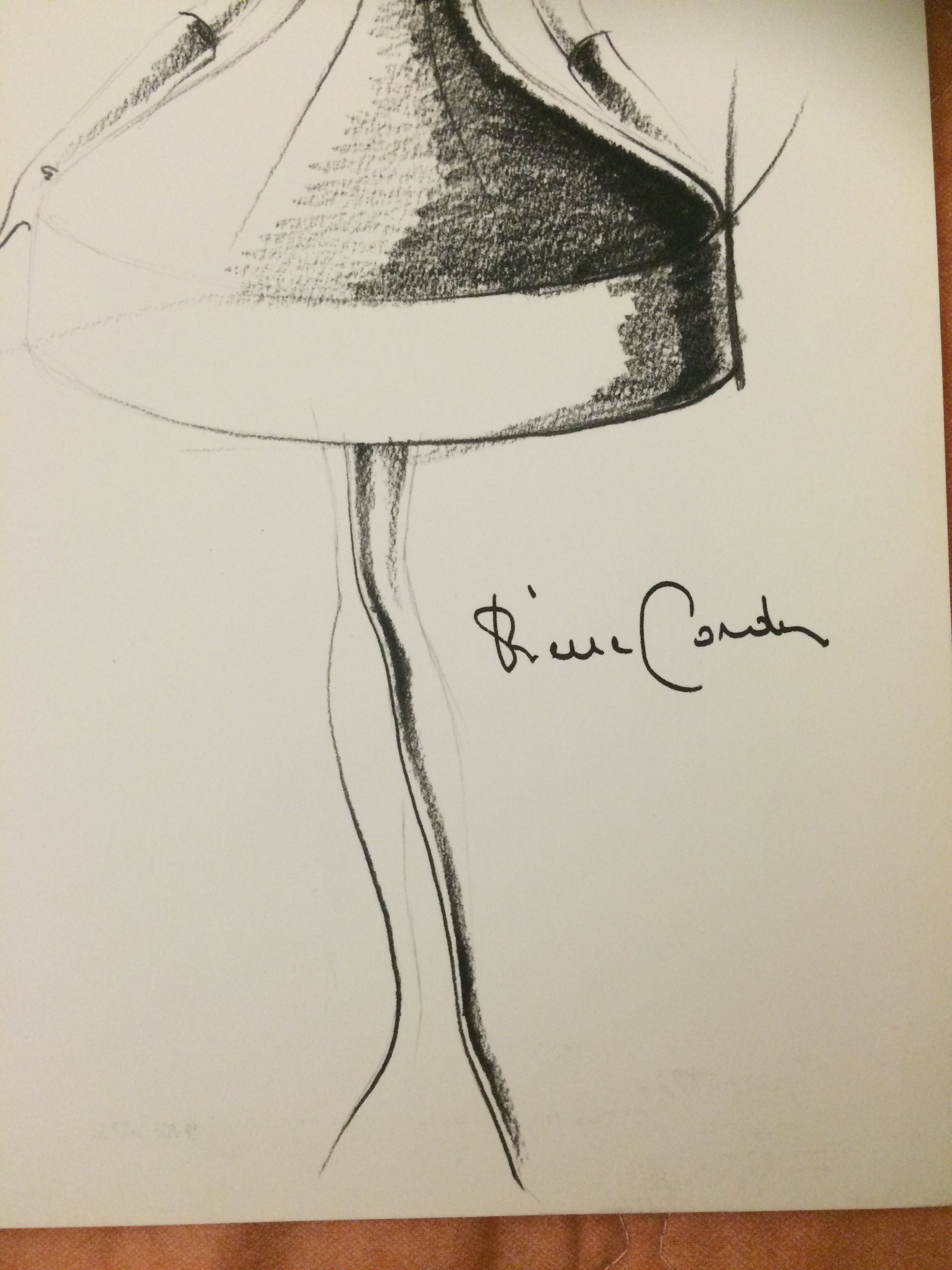 Nice illustration of press mode by Pierre Cardin at the beginning of the 1990s