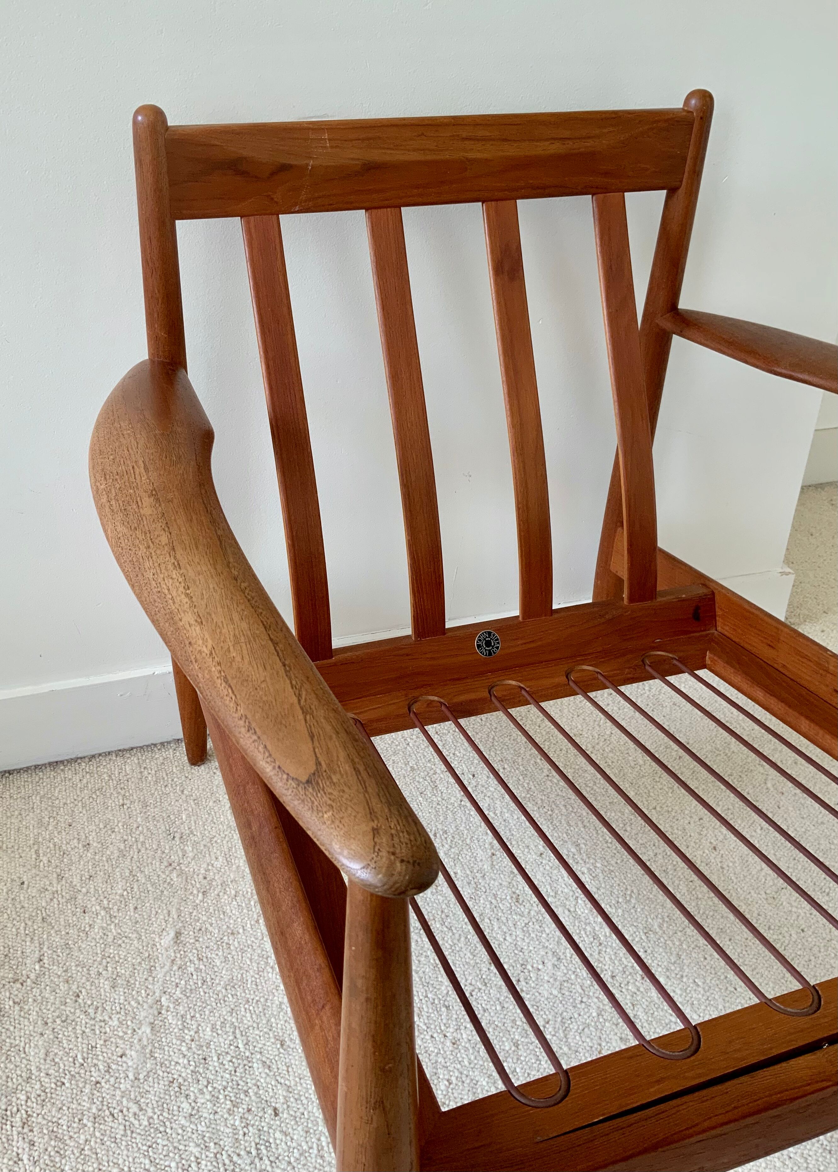 Fauteuil en teck Grete Jalk