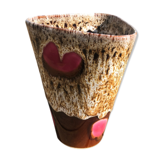 P.L France ceramic vase