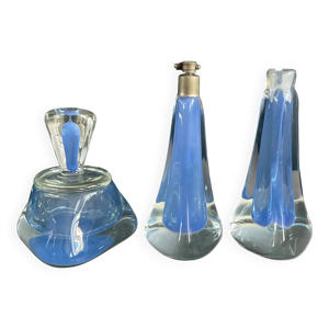 Ensemble en verre soufflé - bicolore