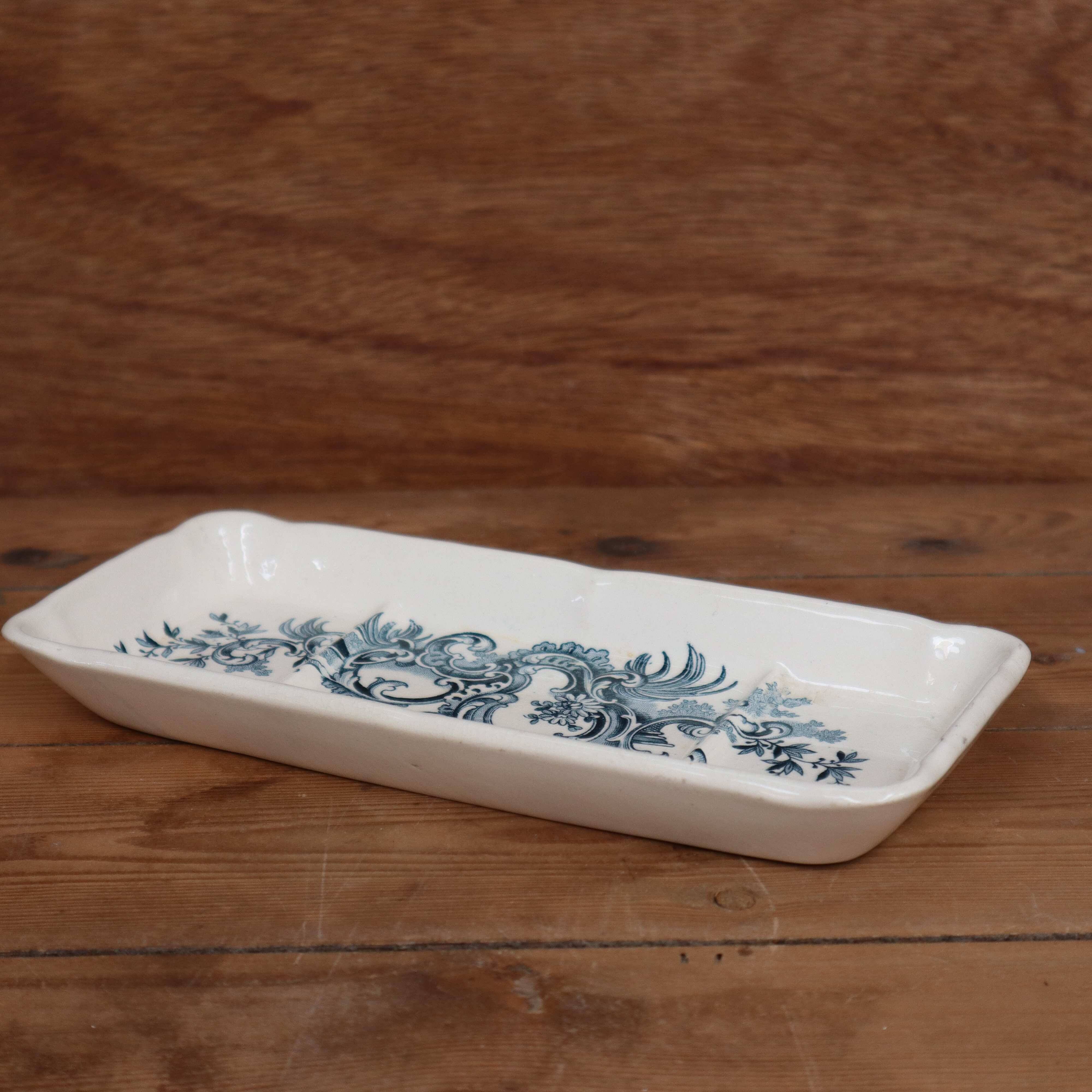 Boch Frères Terre de Fer 'Régent' model pocket emptier/comb holder