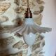 Upcycled vintage pendant light
