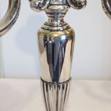 Candélabre en métal argenté
