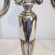 Silver metal candelabra