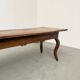 19th century walnut drapery table 2m1