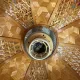 Suspension made of rattan and wicker