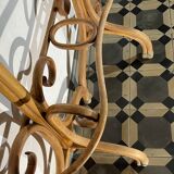 Double porte manteau miroir bois courbé par michael thonet gebrüder / freres, 1888
