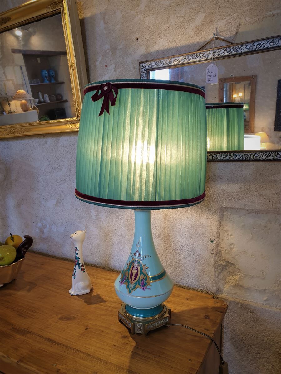 Pair of antique lamps