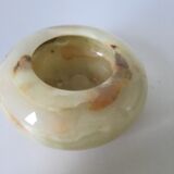 Cendrier rond en onyx