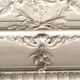 Decorative panel or top of door in wood and patinated stucco 19th century