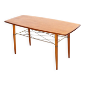 Coffee table with magazine rack from the 1950s.