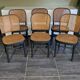 Lot de 6 chaises n°811 d’après Hoffmann, années 1990
