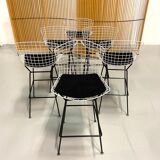 Wire barstools by Harry Bertoia for Knoll, 1960