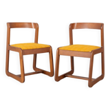 Pair of vintage chairs from the 70s design mario sabot