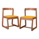 Paire de chaises vintage des années 70 design  mario sabot