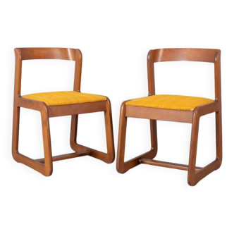 Paire de chaises vintage des années 70 design  mario sabot