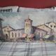 Antique Italian oil painting on canvas