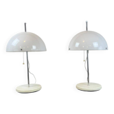 pair of Mushroom lamps by Fagerhult - Sweden 1970s