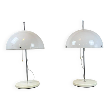 pair of Mushroom lamps by Fagerhult - Sweden 1970s