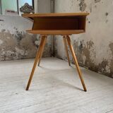 Vintage oak compass desk