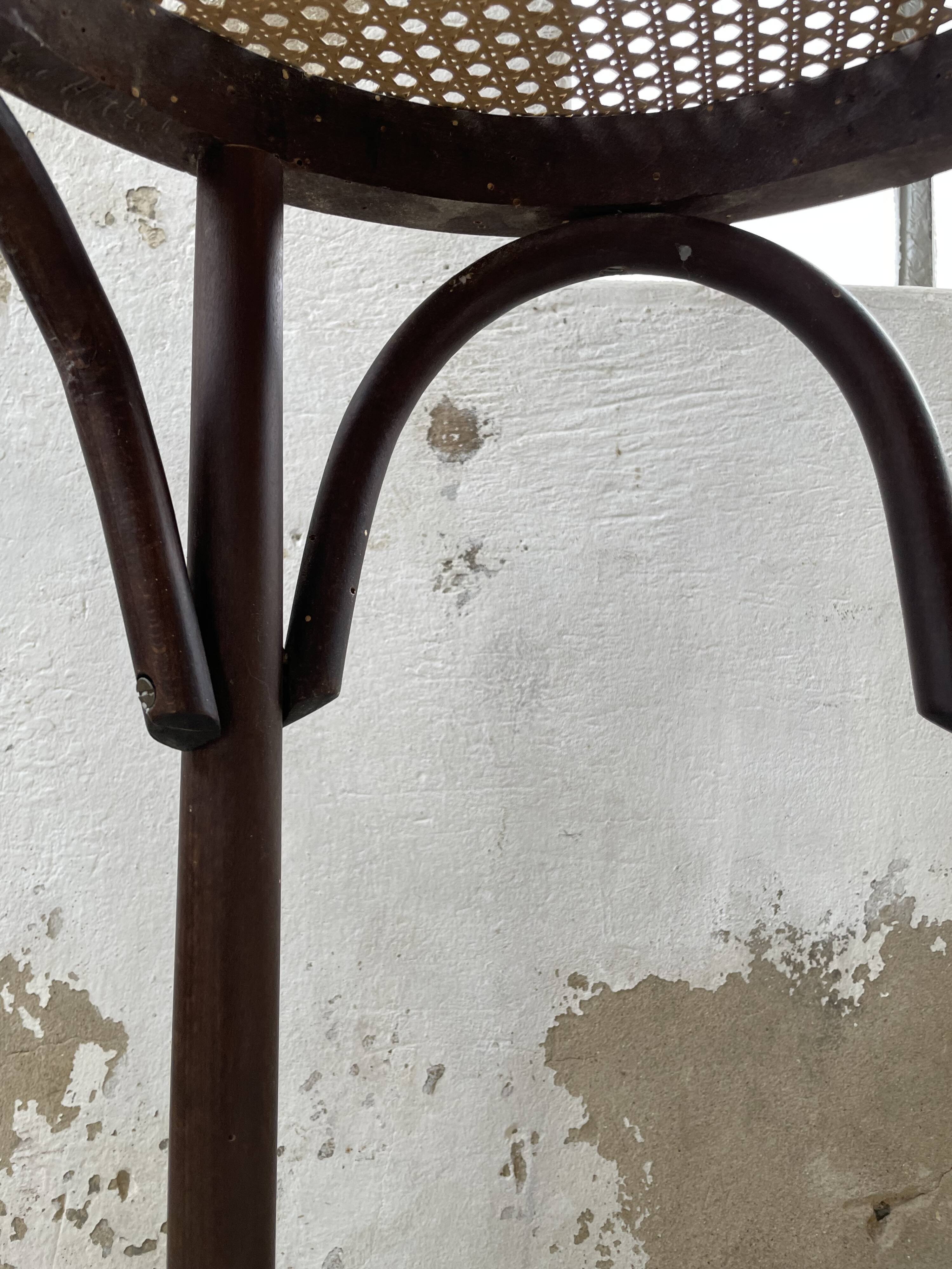 High cane bistro stools