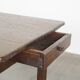 Early 19th-Century French Oak Dining Table with One Drawer