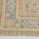 Coral orange 62s vintage rug, 226x331cm