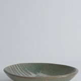 Midcentury-Modern Handmade Stoneware Bowl with Abstract Motif, 1960s