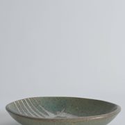 Bol en grès fait main de style mid-century moderne avec motif abstrait, années 1960