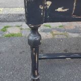 Black and wood table desk