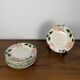 Set of 9 Villeroy & Boch "Wild Rose" dessert plates, 1970
