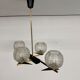 Lampe Suspension Maison Arlus 4 feux design français année 60