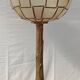 Gold metal and mother-of-pearl lamp from the 70s