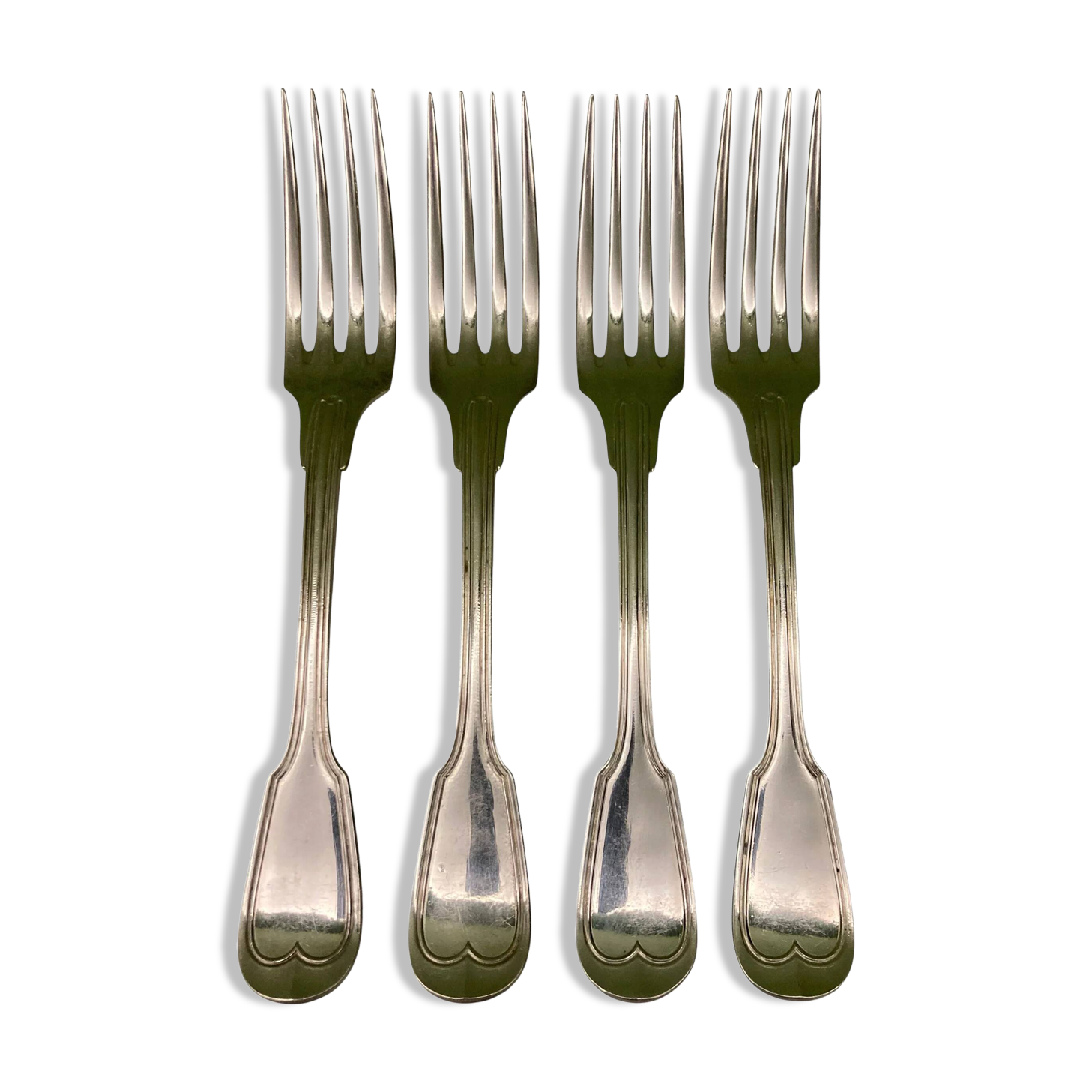 Charles Christofle 4 forks model Chinon