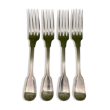 Charles Christofle 4 forks model Chinon