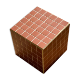 Cube side table