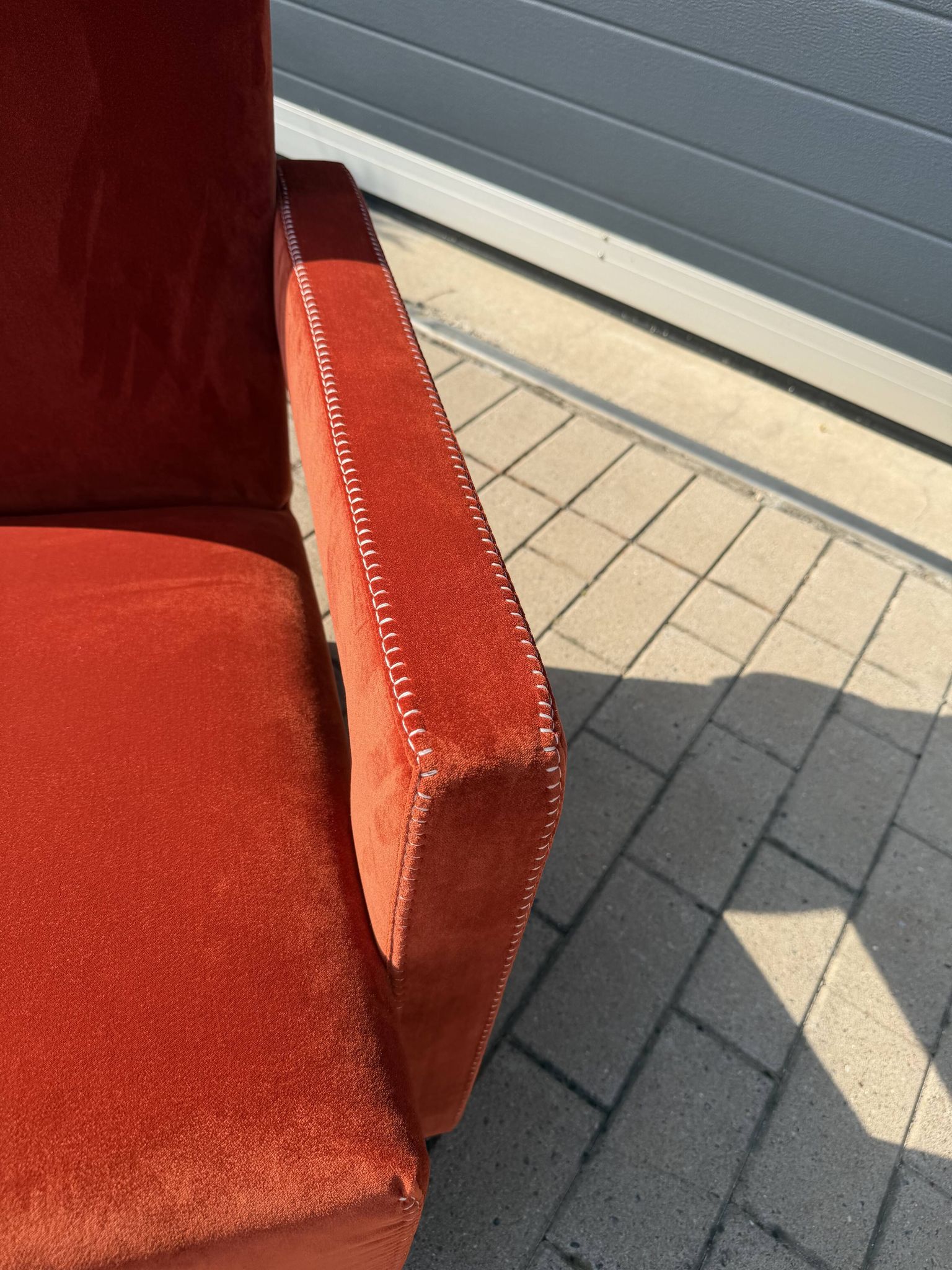 1x Cassina Utrecht chair Terracotta velvet in as new condition!!