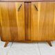 Vintage storage furniture in flame-figured oak, by Gillard Bourdin, circa 196.