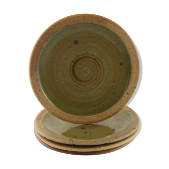 Stoneware plates from Digan La Borne 1960 1970