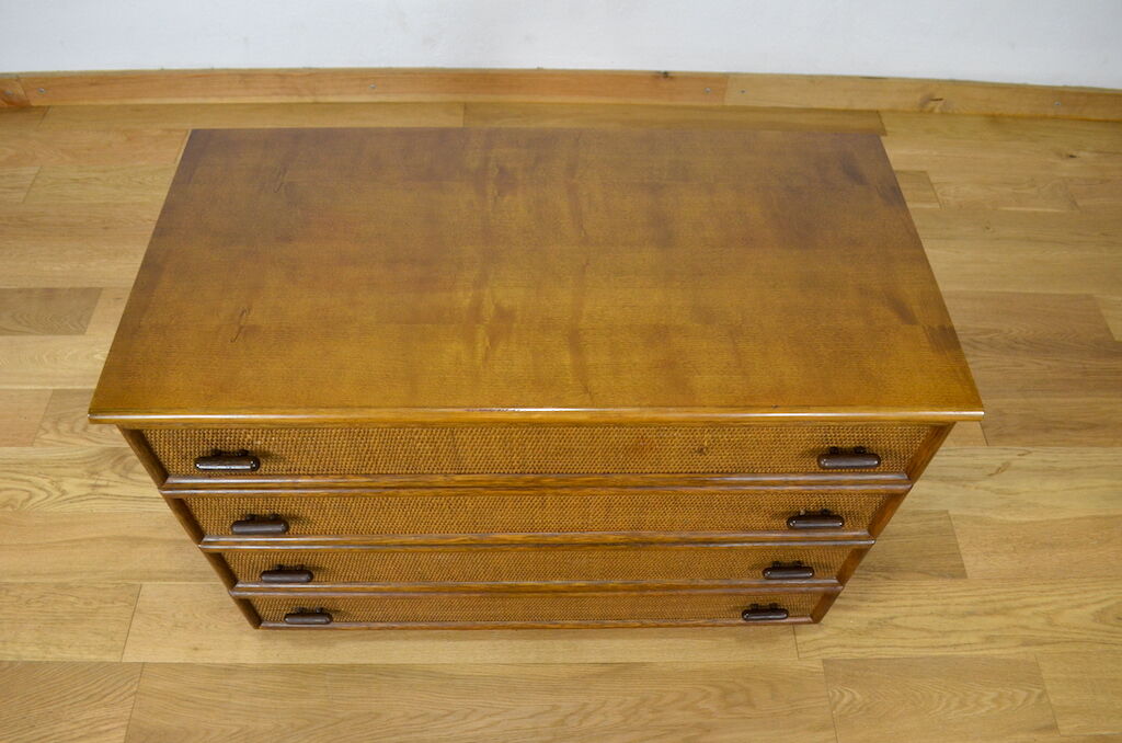 Vintage dresser in rattan 1970/1980