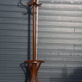 BAUMANN parrot coat rack dark beech umbrella stand olive head