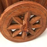 Wooden castor bed from the 40s and 50s