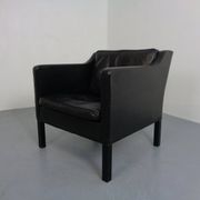 2321 Leather Armchair by Børge Mogensen for AS Fredericia Stolefabrik, Denmark, 1960s