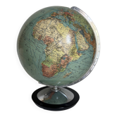 Globe vintage 1940 terrestre verre Duo Erdglobus Berlin - 42 cm