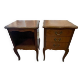 Chevets style Louis XV merisier