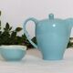 Teapot and its milk pot