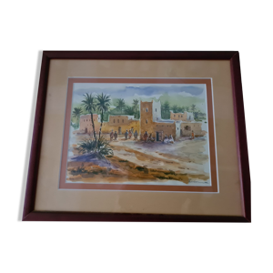 aquarelle orientaliste